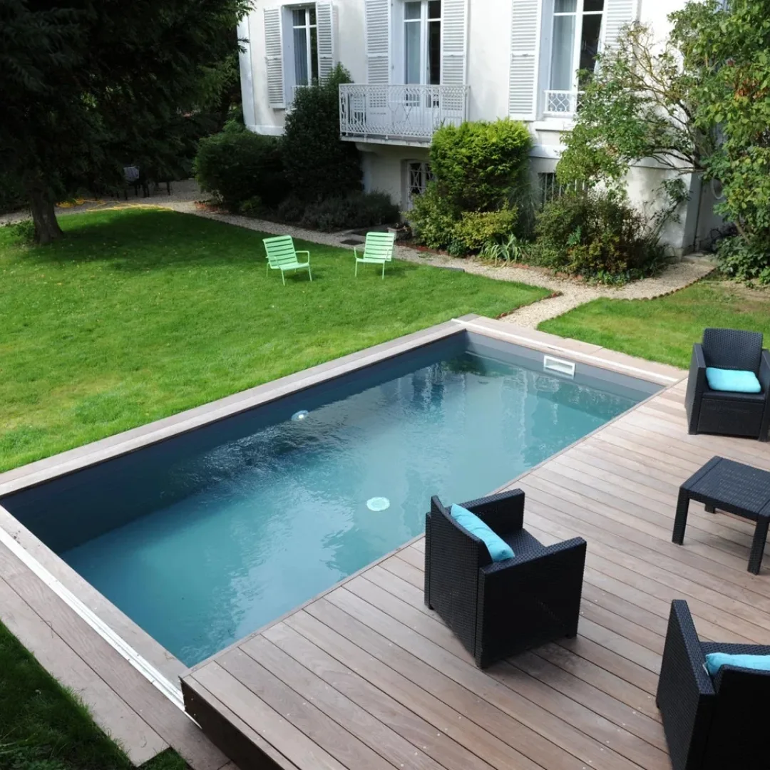 Раздвижная терраса для бассейна в Озерске