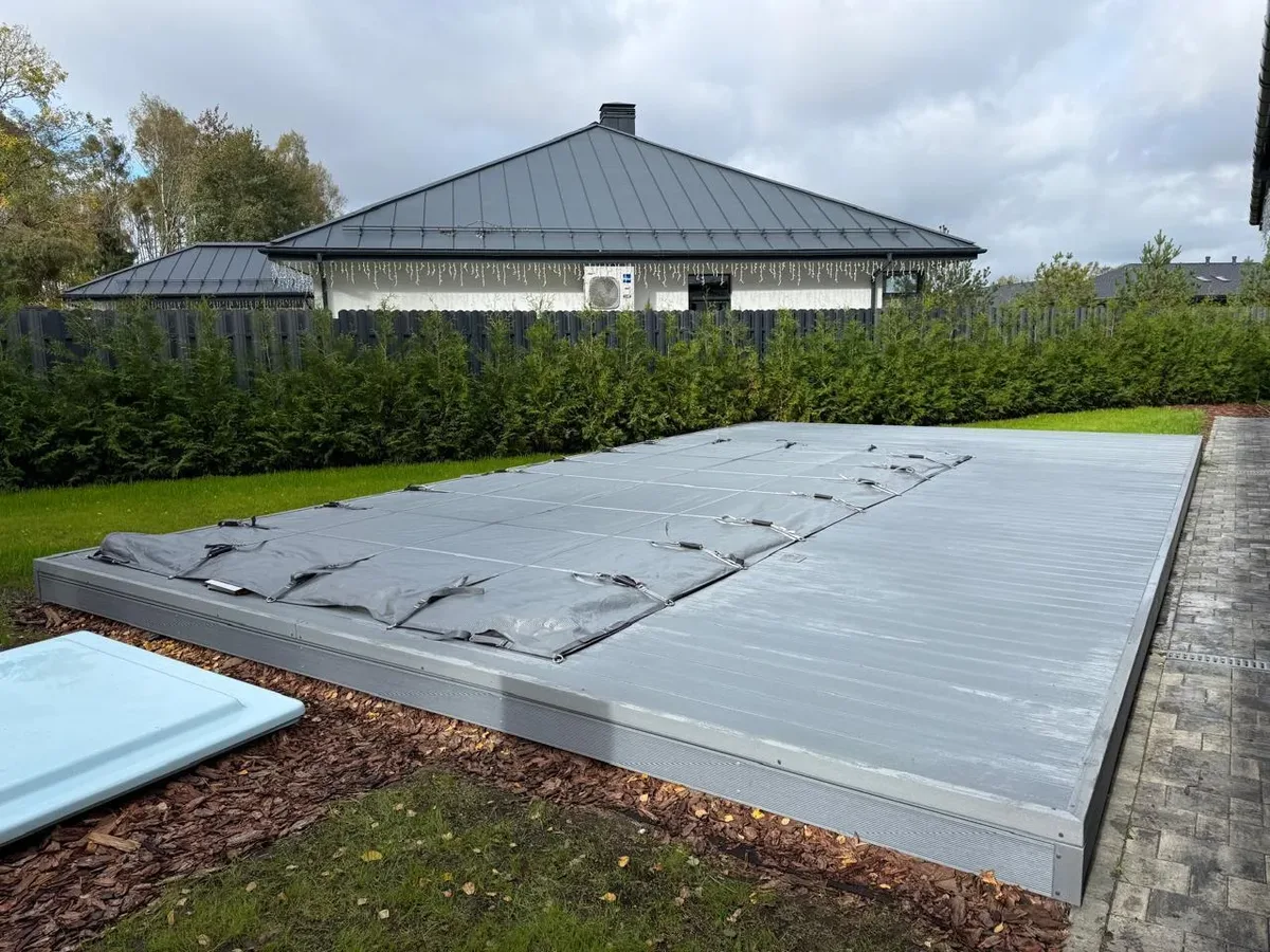 Покрывало Laguna Cover Mesh — установка в Озерске