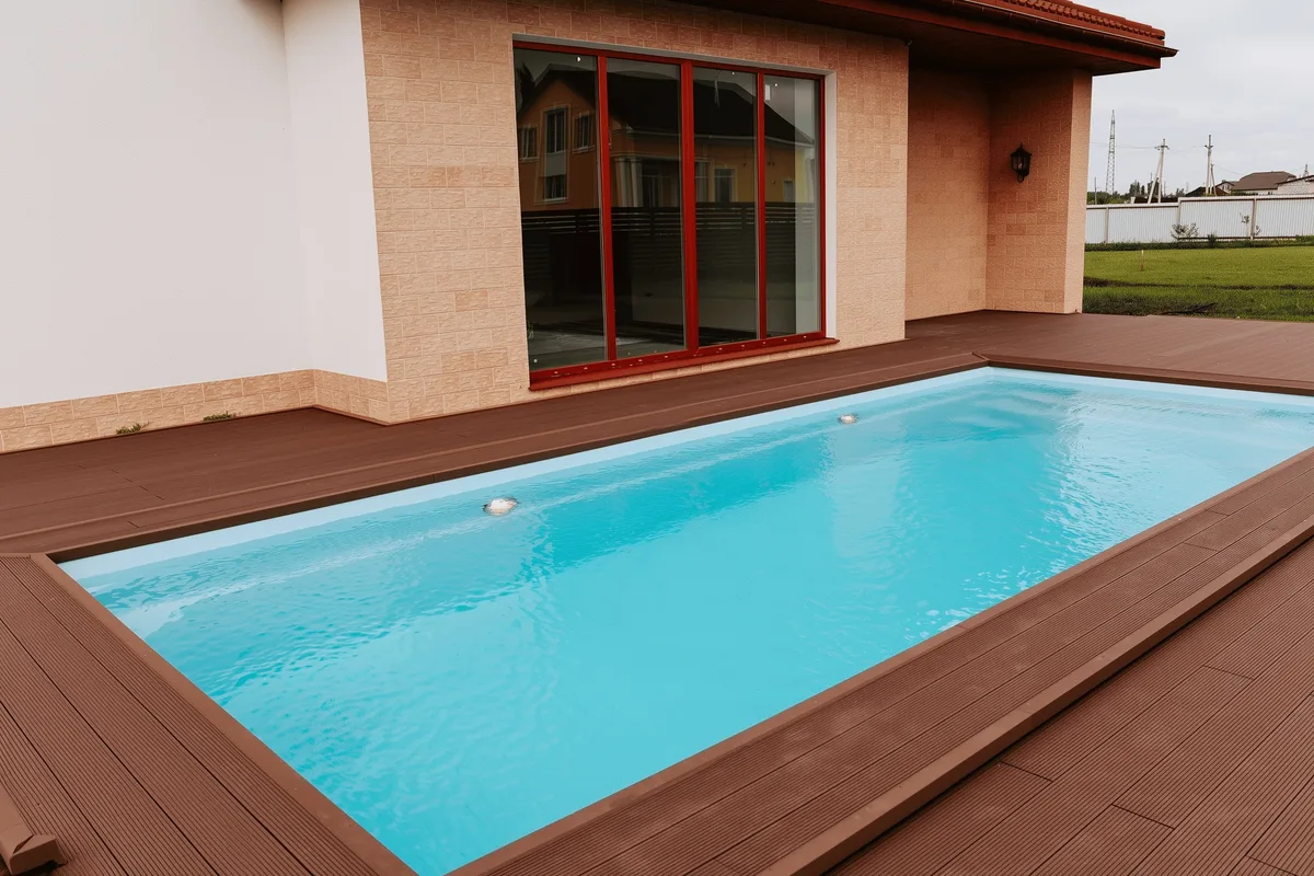 Композитный бассейн Laguna 8 — вид сверху в Озерске